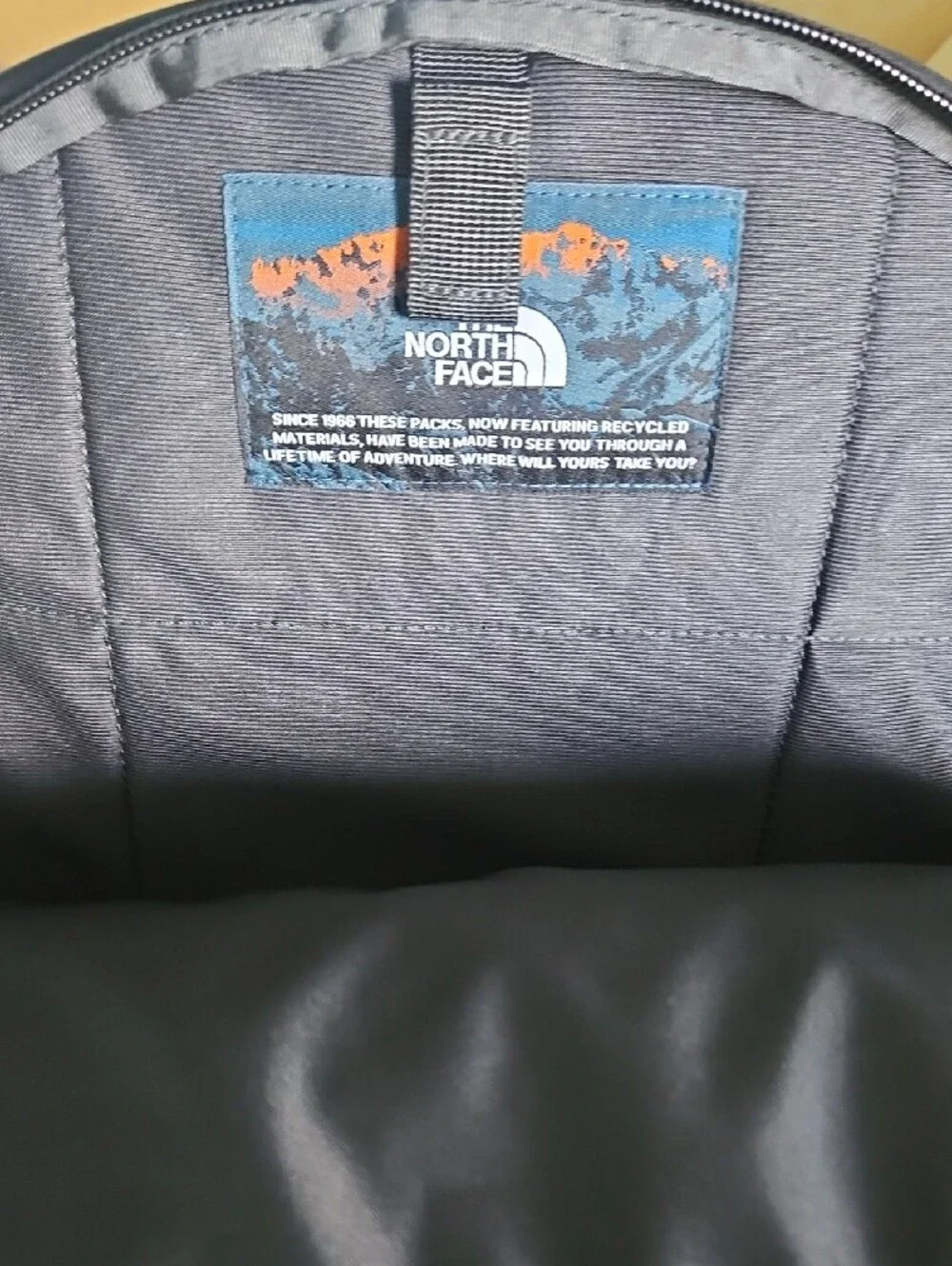 The North Face Borealis Black Backpack with Purple Cords